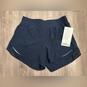Lululemon Hotty Hot Short Size 6 High Rise 4” Brand New with Tags True Navy